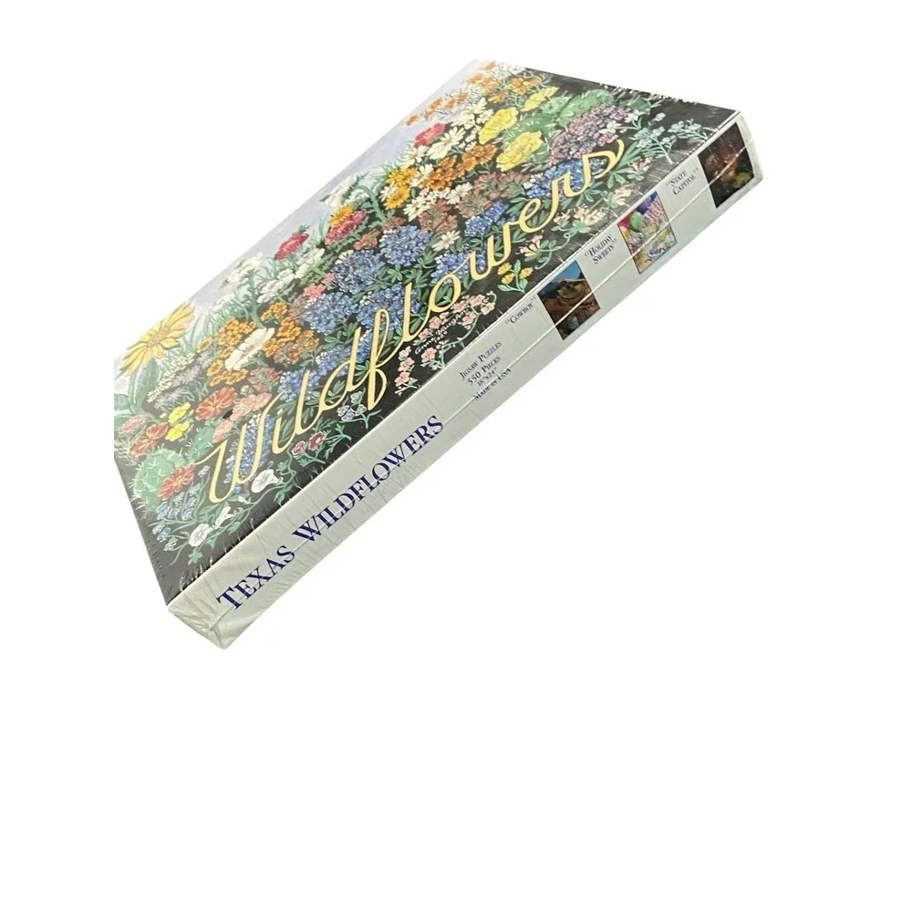Vintage 1989 Texas Wildflowers‎ 550 Pc Great American Puzzle Factory Sealed